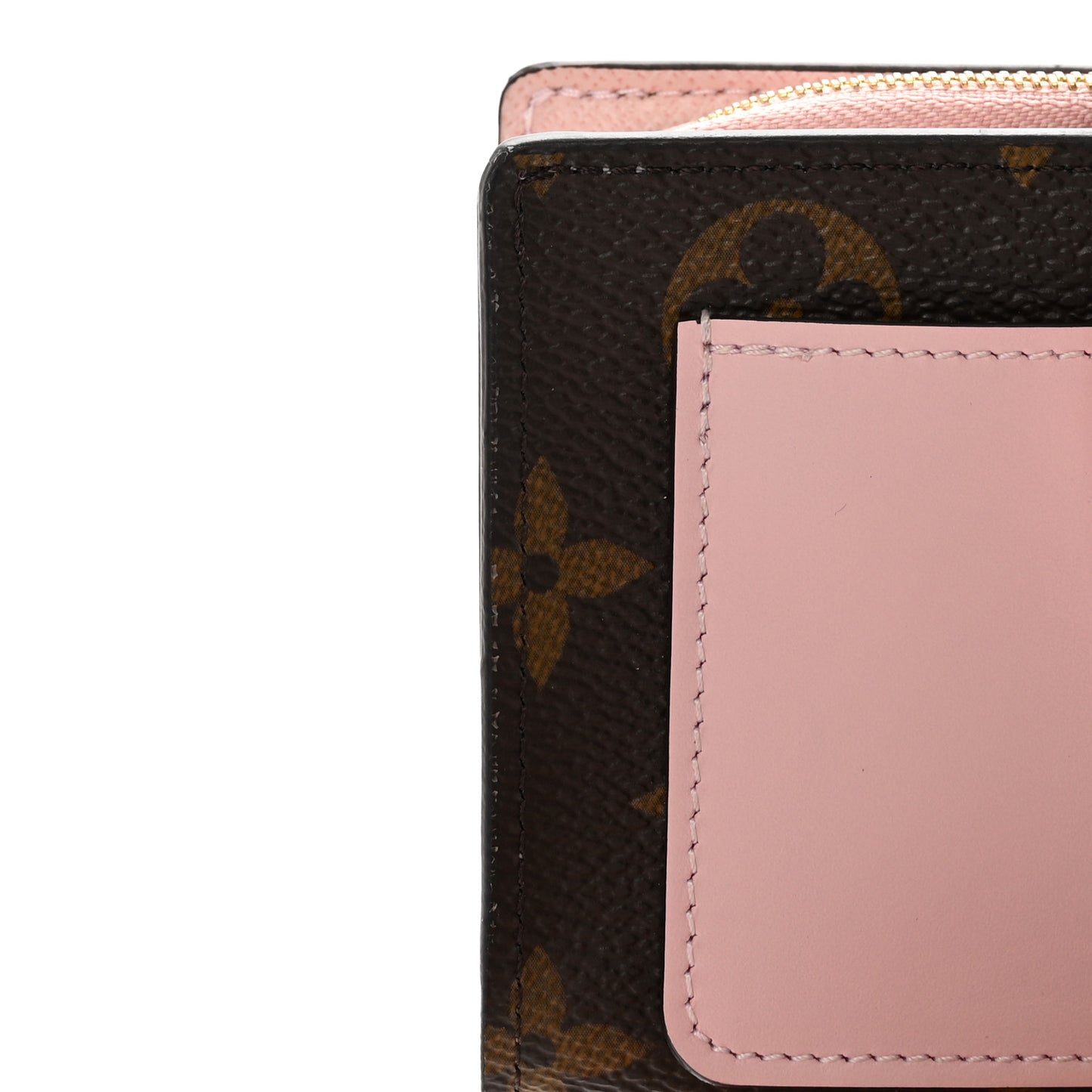 Monogram Juliette Wallet Rose Ballerine