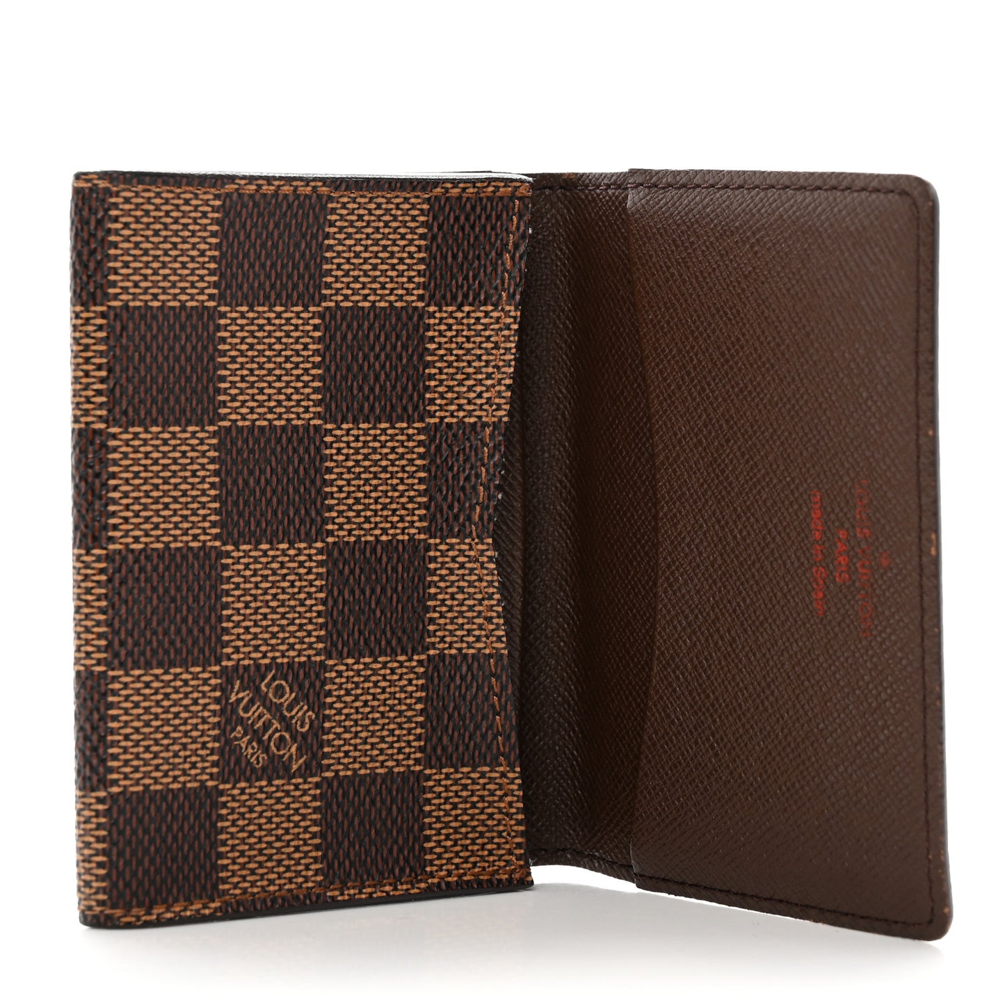 Damier Ebene Business Card Holder