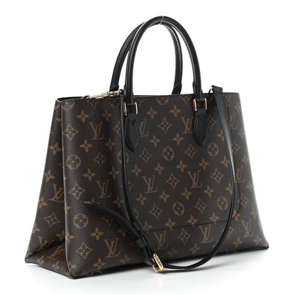 Louis Vuitton Monogram Flower Tote Black 3 of 7