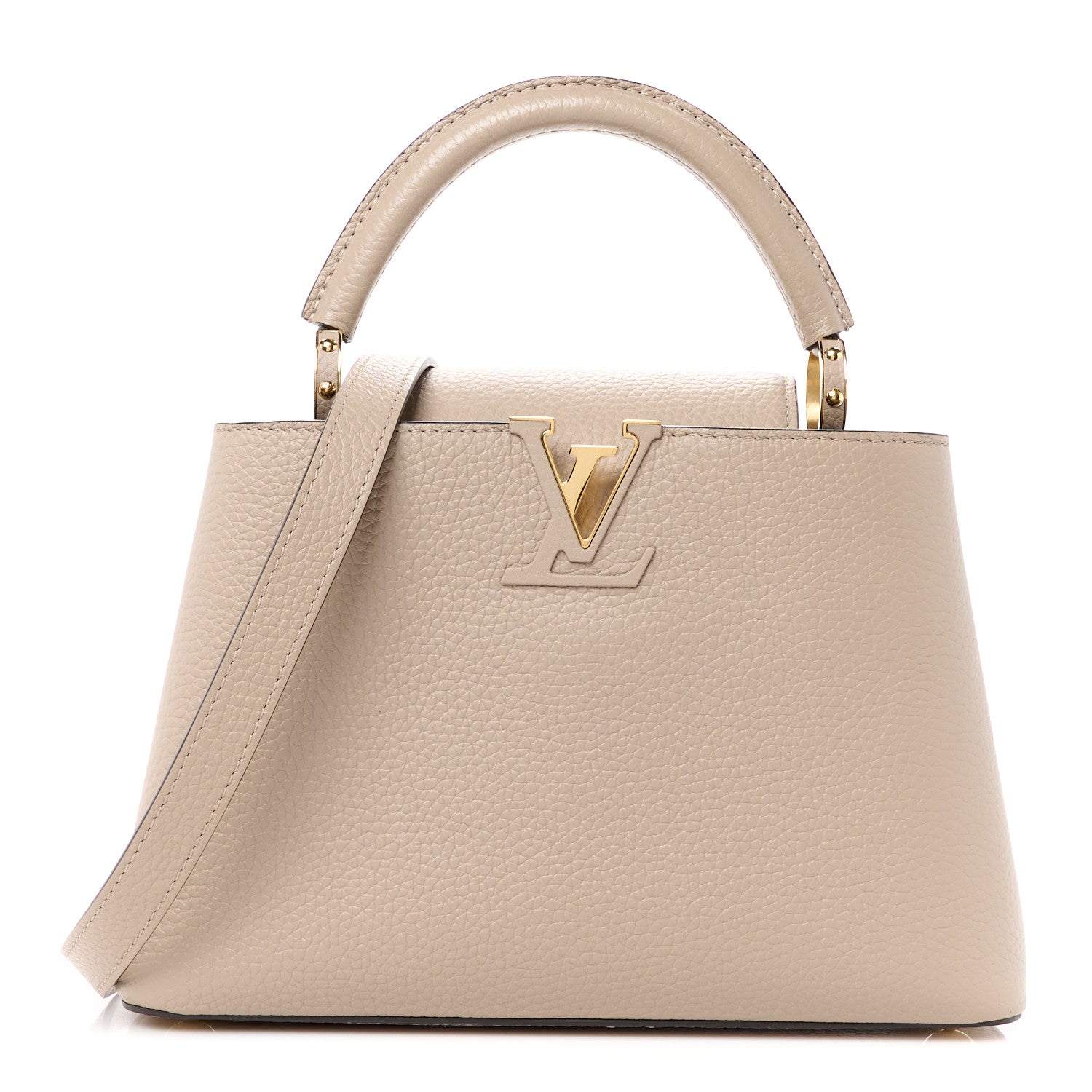 Louis Vuitton Taurillon Capucines BB Galet 1 of 13