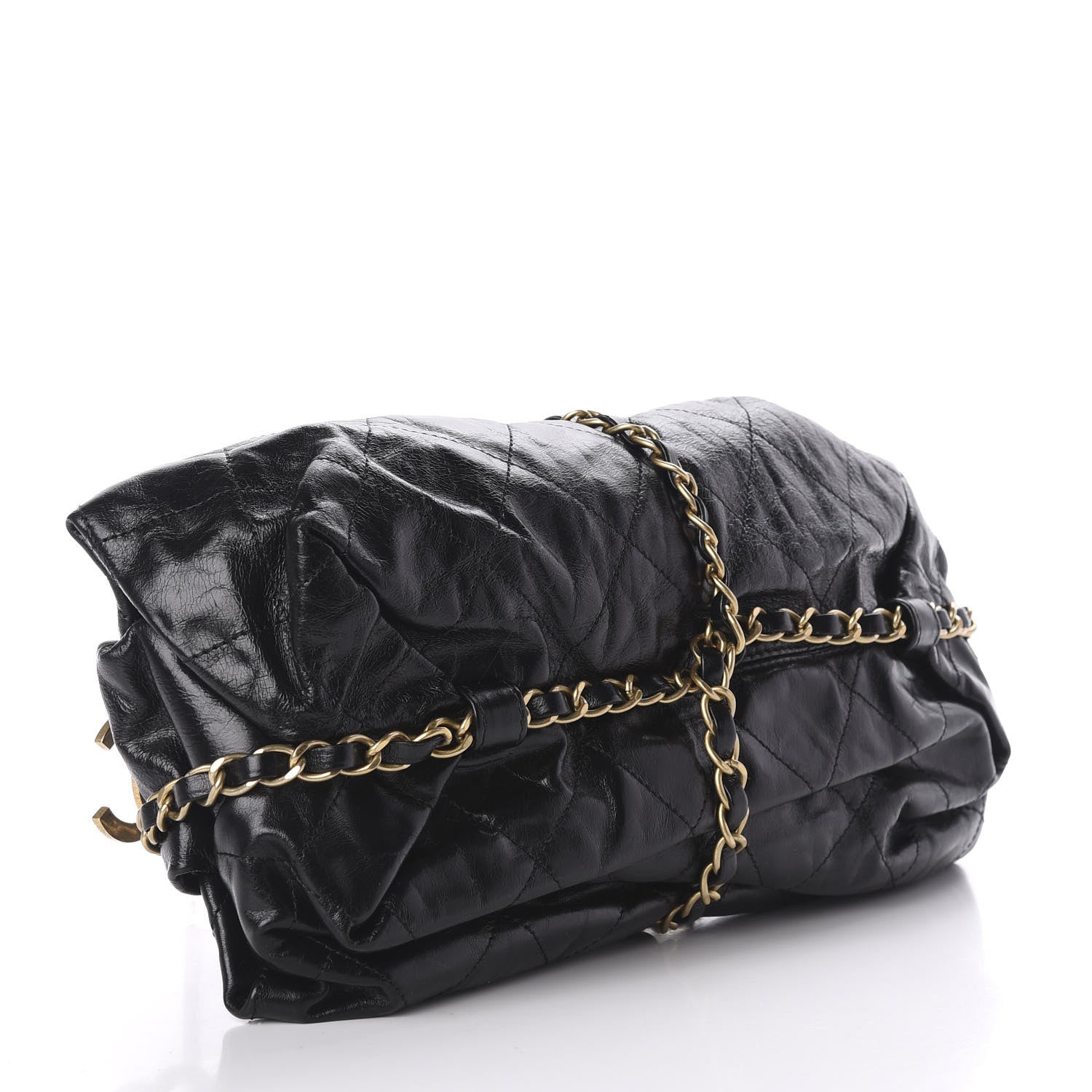 Chanel Calfskin Quilted Baluchon Black 3 of 10