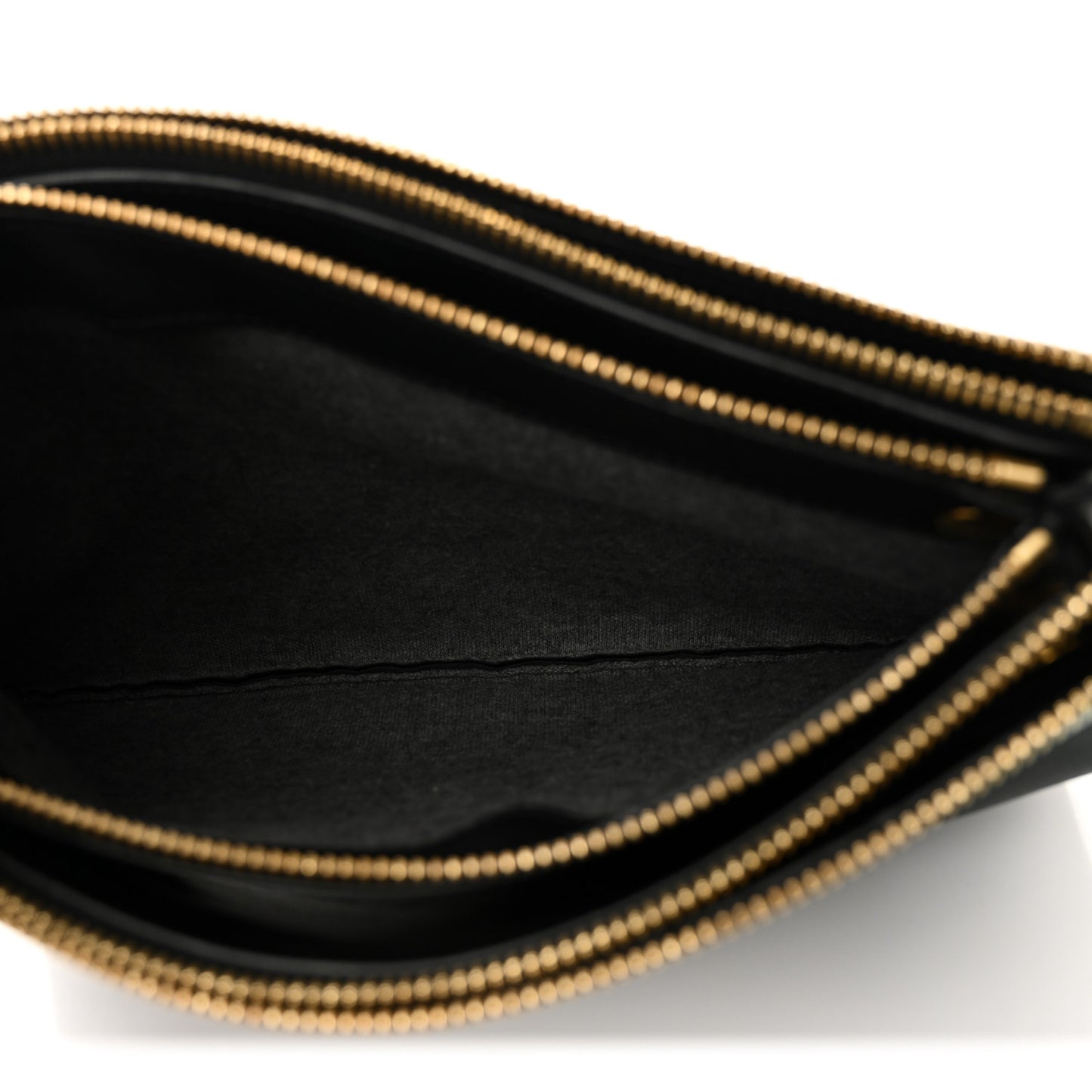 Lambskin Large Trio Crossbody Bag Black