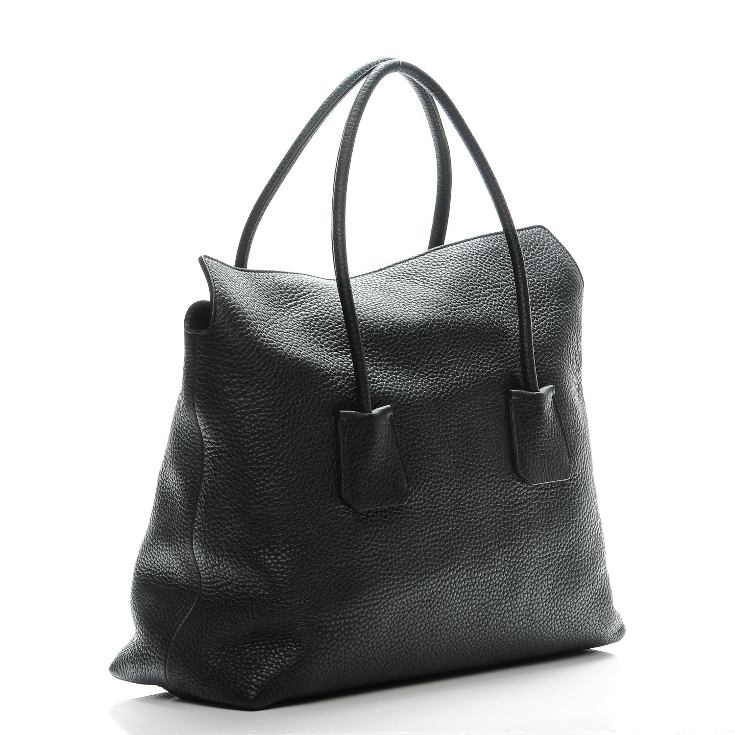 Burberry London Grainy Calfskin Medium Baynard Tote Black 3 of 8