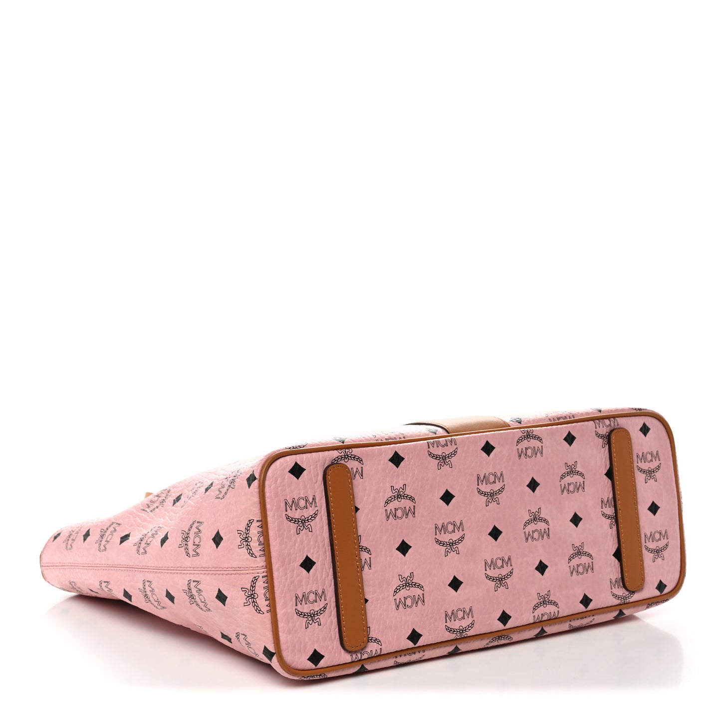 Visetos Medium Anya Zip Top Shopper Tote Soft Pink