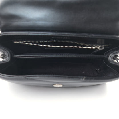 Saint Laurent Calfskin Y Quilted Monogram Toy Loulou Crossbody Bag Black 5 of 10