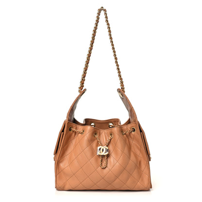 Chanel Caviar Quilted Small Chanel 25 Handbag Brown 1 of 10