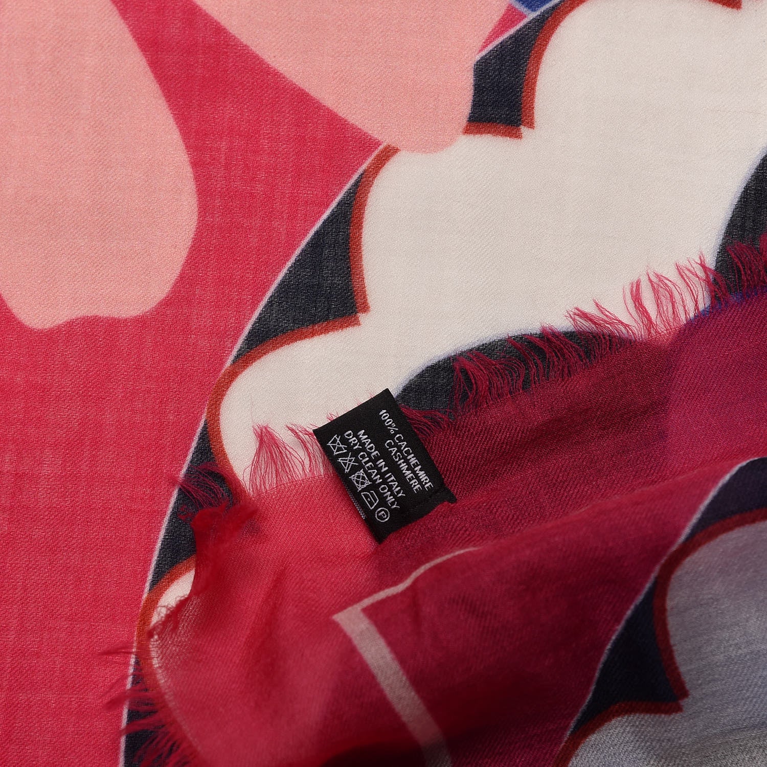 Chanel Cashmere Flower Scarf Pink 5 of 6