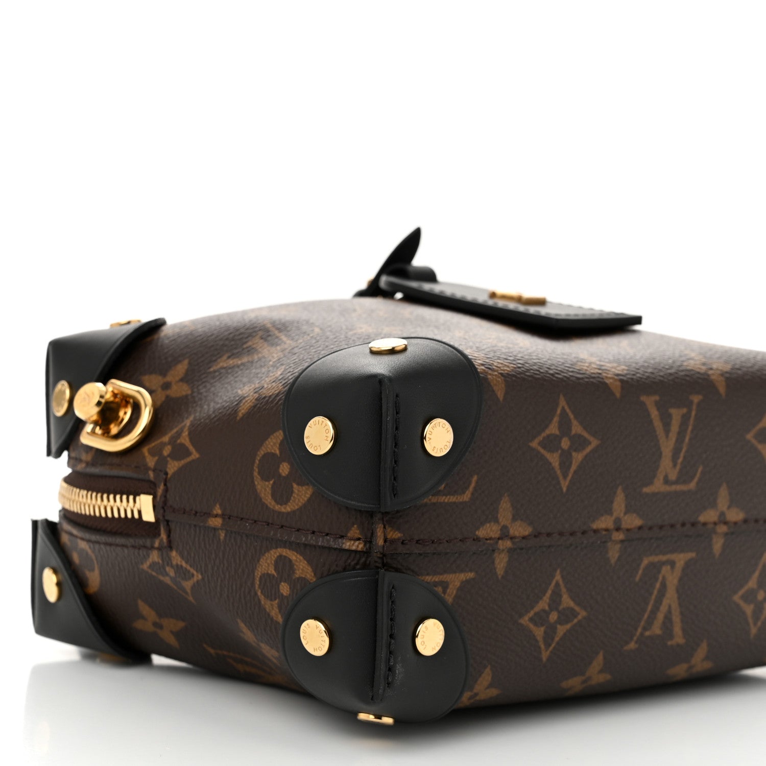Louis Vuitton Monogram Petite Malle Souple Black 8 of 9