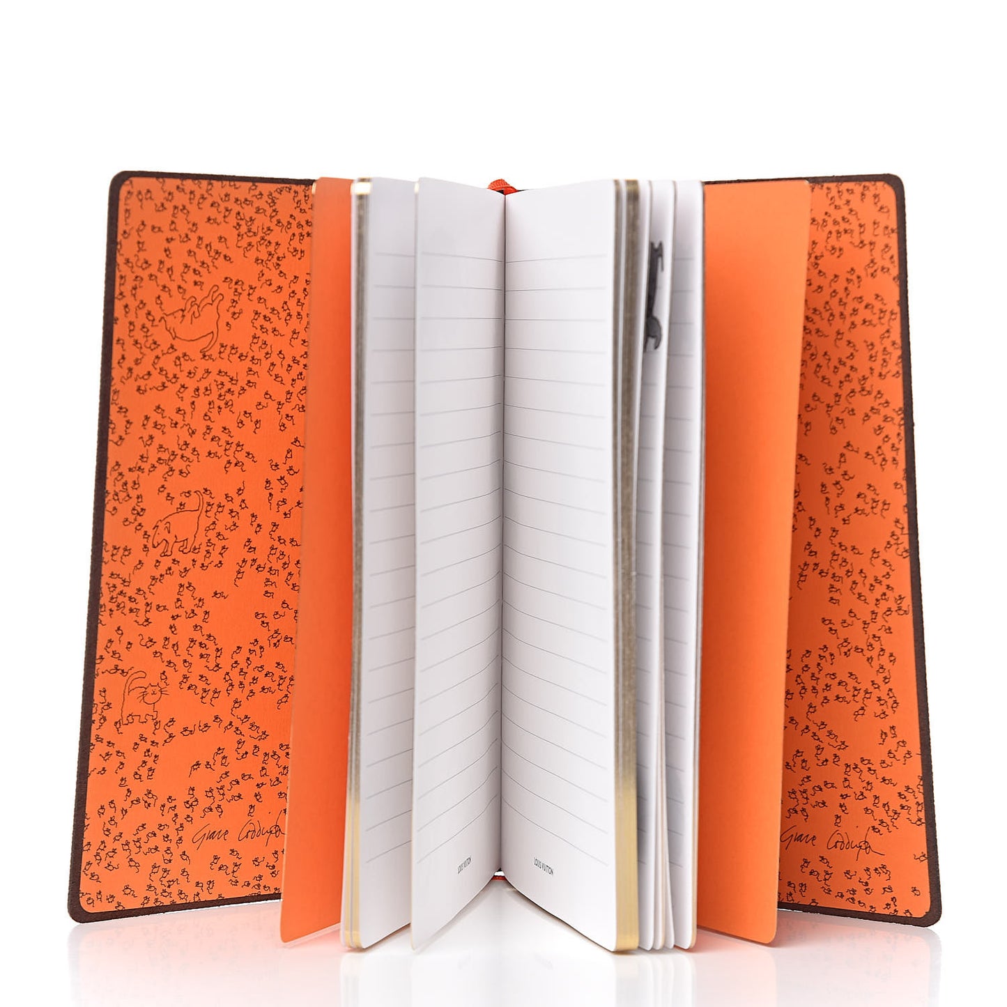 Catogram Clemence Notebook MM Marron