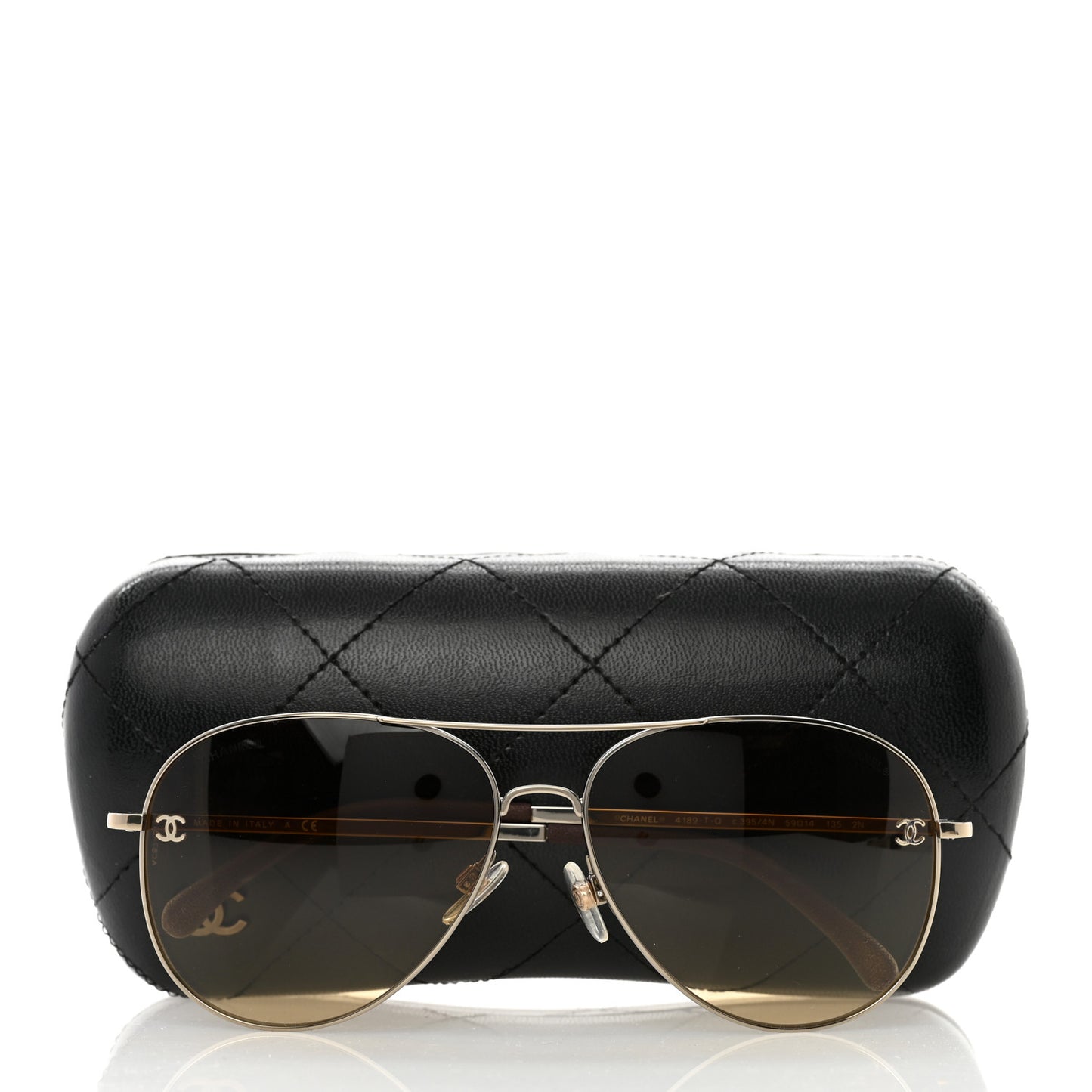 Aviator CC Sunglasses 4189-T-Q Gold