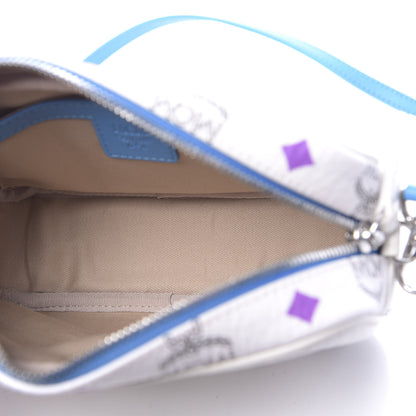 MCM Skyoptic Visetos Spectrum Diamond Camera Bag White 5 of 9
