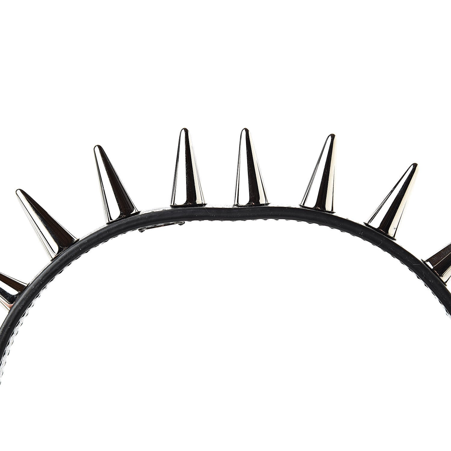 Gucci Calfskin Studs Elastic Headband Black 6 of 6