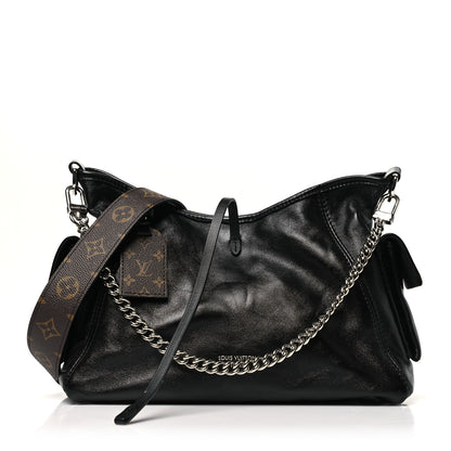 Louis Vuitton Lambskin CarryAll Cargo Vibe PM Black 1 of 9