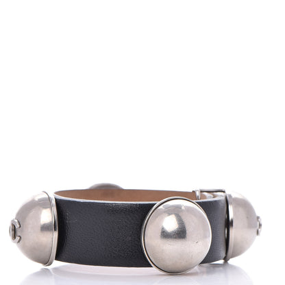 Chanel Calfskin CC Buckle Bracelet S Black 3 of 6