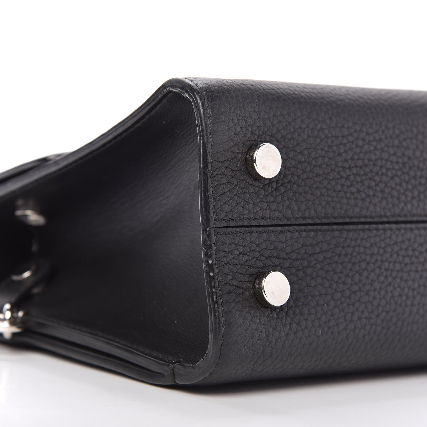 Christian Dior Grained Calfskin Mini Diorever Flap Black 6 of 13