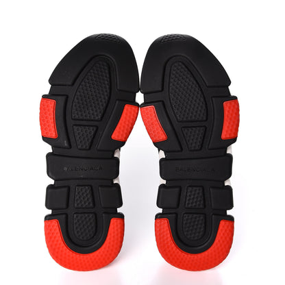 Balenciaga Neoprene Knit Womens Speed Sneakers 40 Black White Red 5 of 6