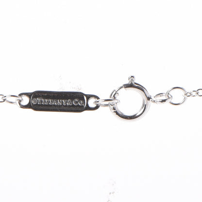 Tiffany 18K White Gold Diamond Small T Smile Pendant Necklace 6 of 7