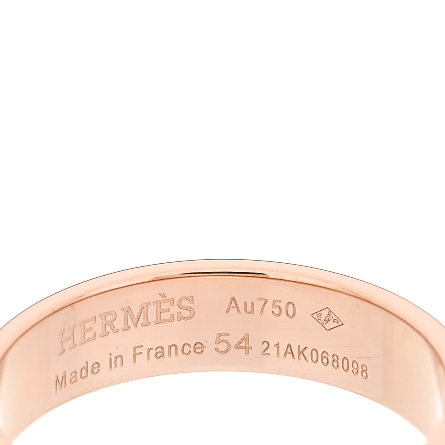 18K Rose Gold PM Collier De Chien Ring 54 7
