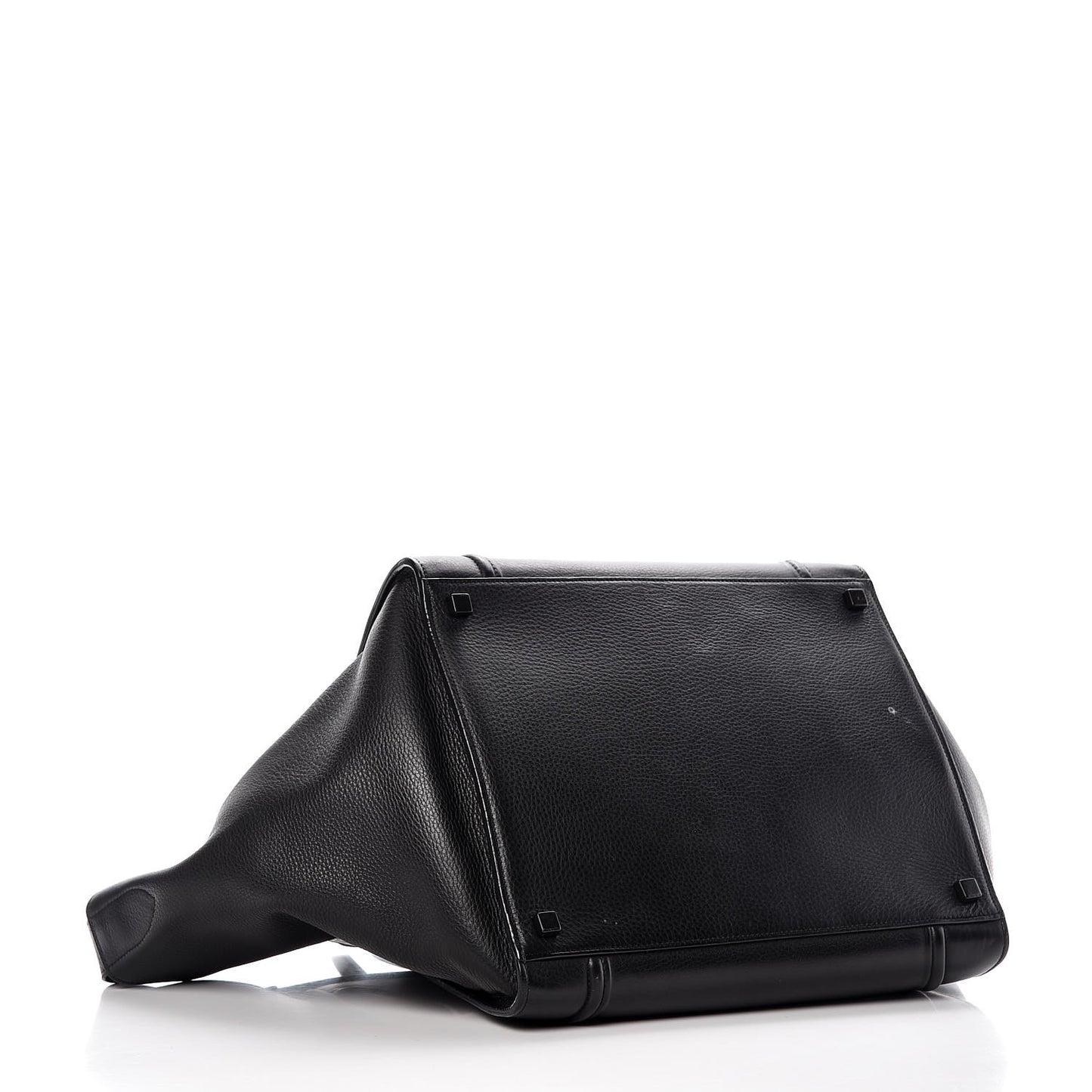 Supple Calfskin Medium Phantom Luggage Black