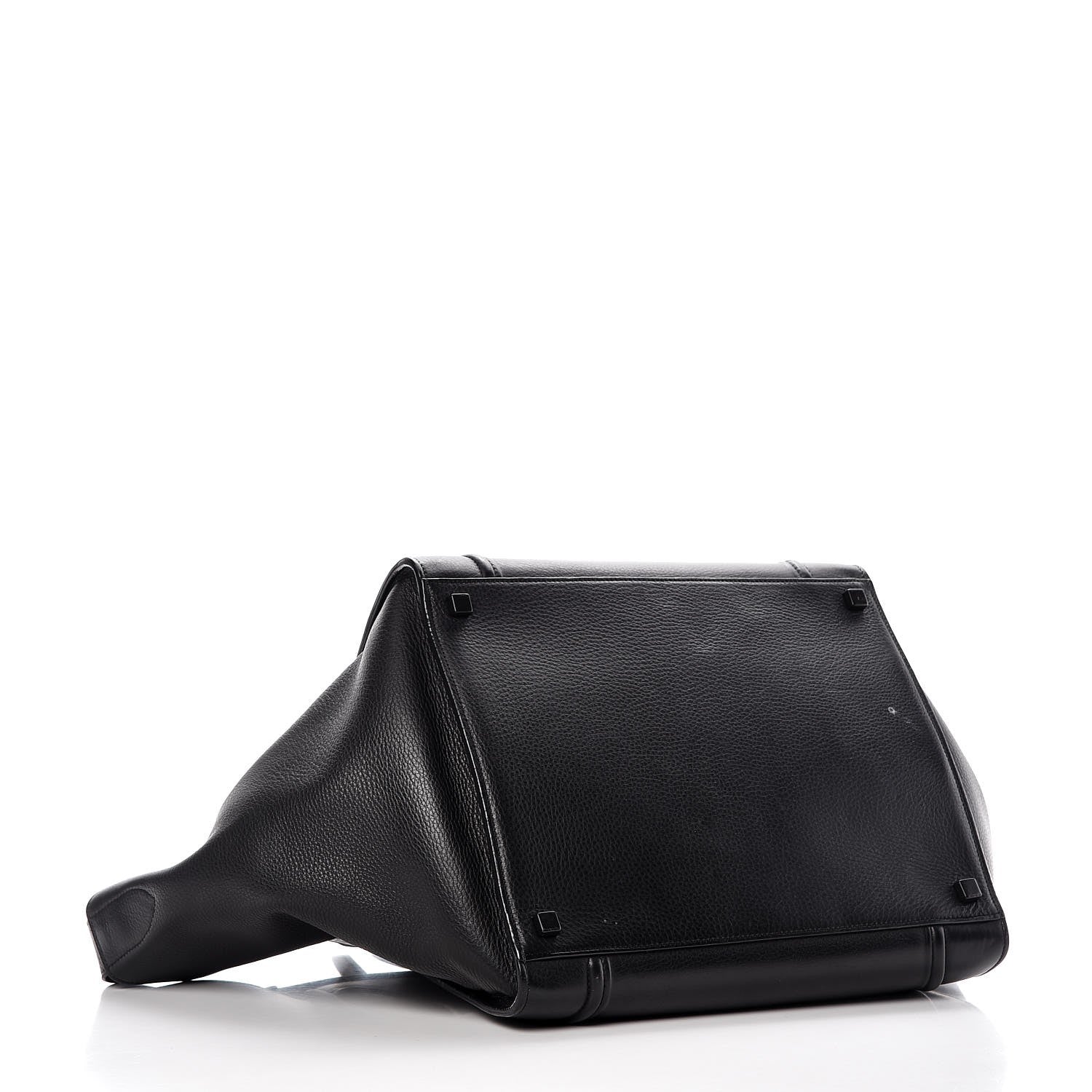 Celine Supple Calfskin Medium Phantom Luggage Black 4 of 10