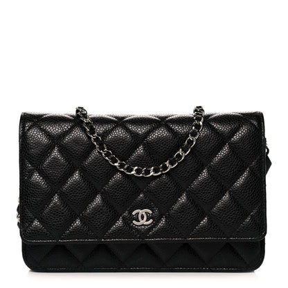 Chanel Caviar Quilted Wallet On Chain WOC Black 1 of 14