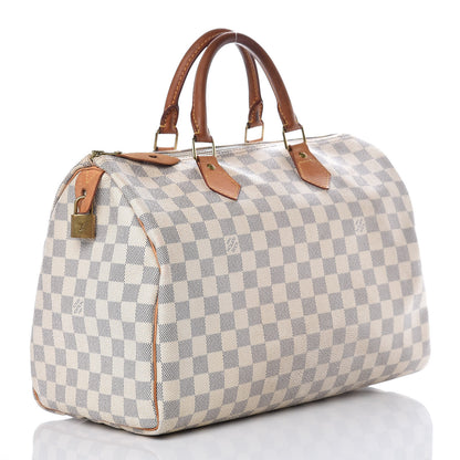 Louis Vuitton Damier Azur Speedy 35 3 of 20