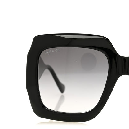 Gucci Acetate Square Frame Chain Sunglasses GG1022S Black 5 of 7