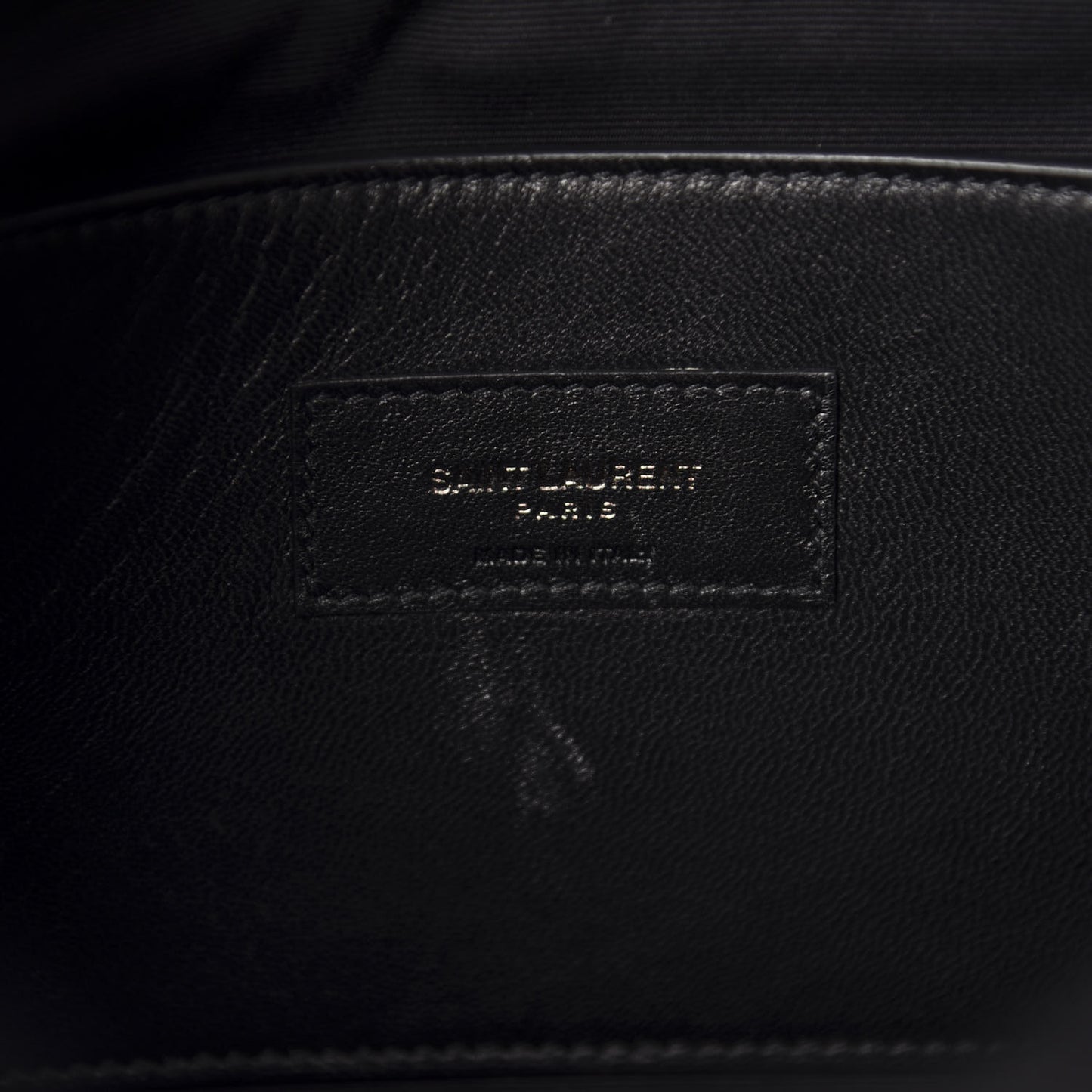 Grain De Poudre Medium West Hollywood Monogram Fold-Over Black