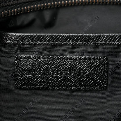 Burberry Nylon House Check Diaper Bag Black 7 of 15