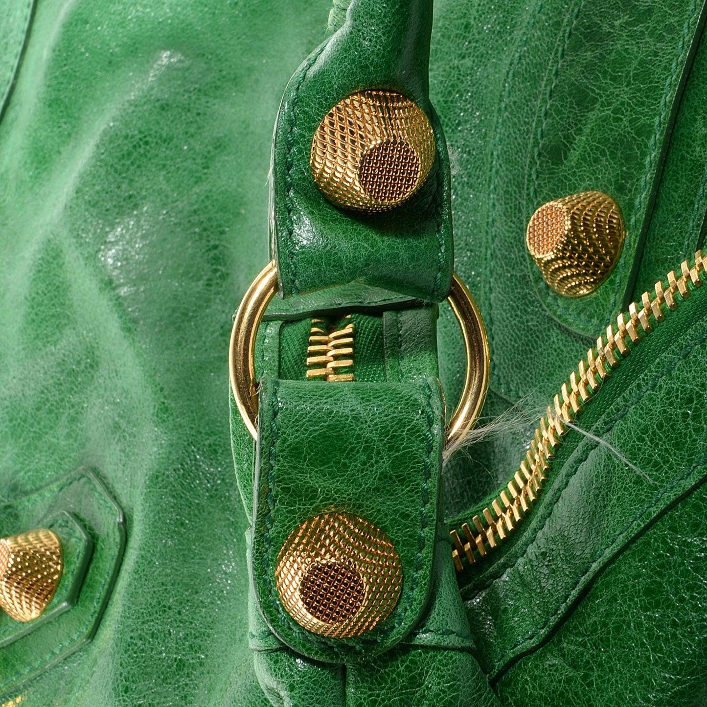 Chevre Giant 21 Gold Hardware Day Hobo Vert Gazon