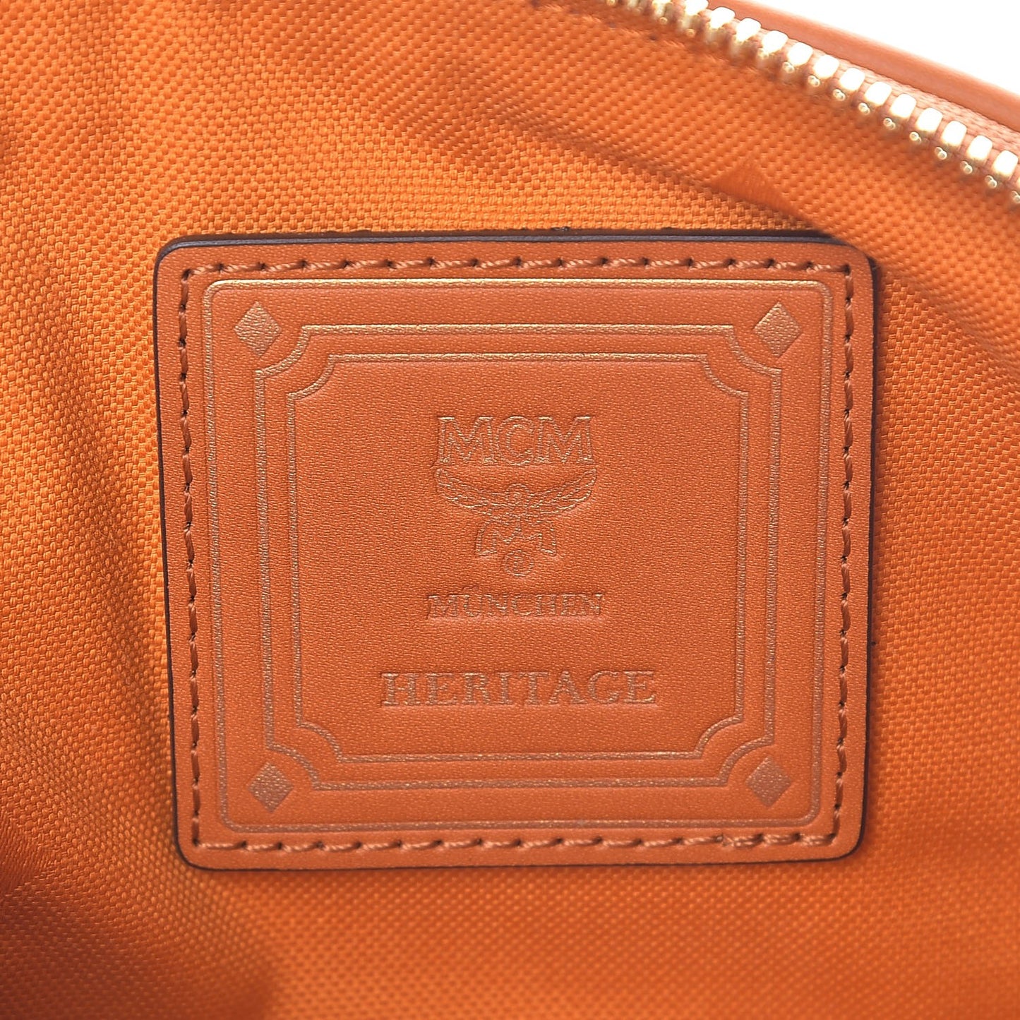 Visetos Heritage Cosmetic Pouch Cognac