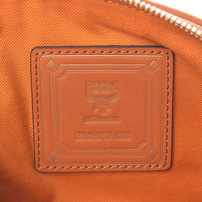 MCM Visetos Heritage Cosmetic Pouch Cognac 6 of 12
