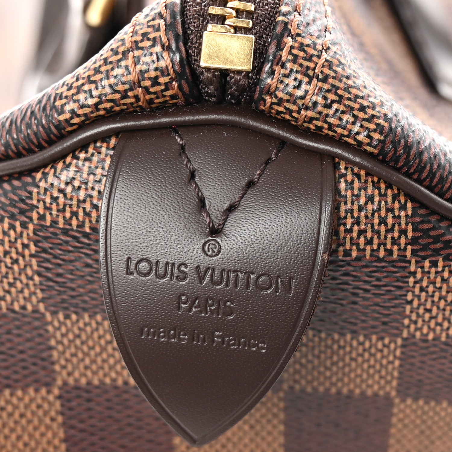 Louis Vuitton Damier Ebene Speedy 30 6 of 9