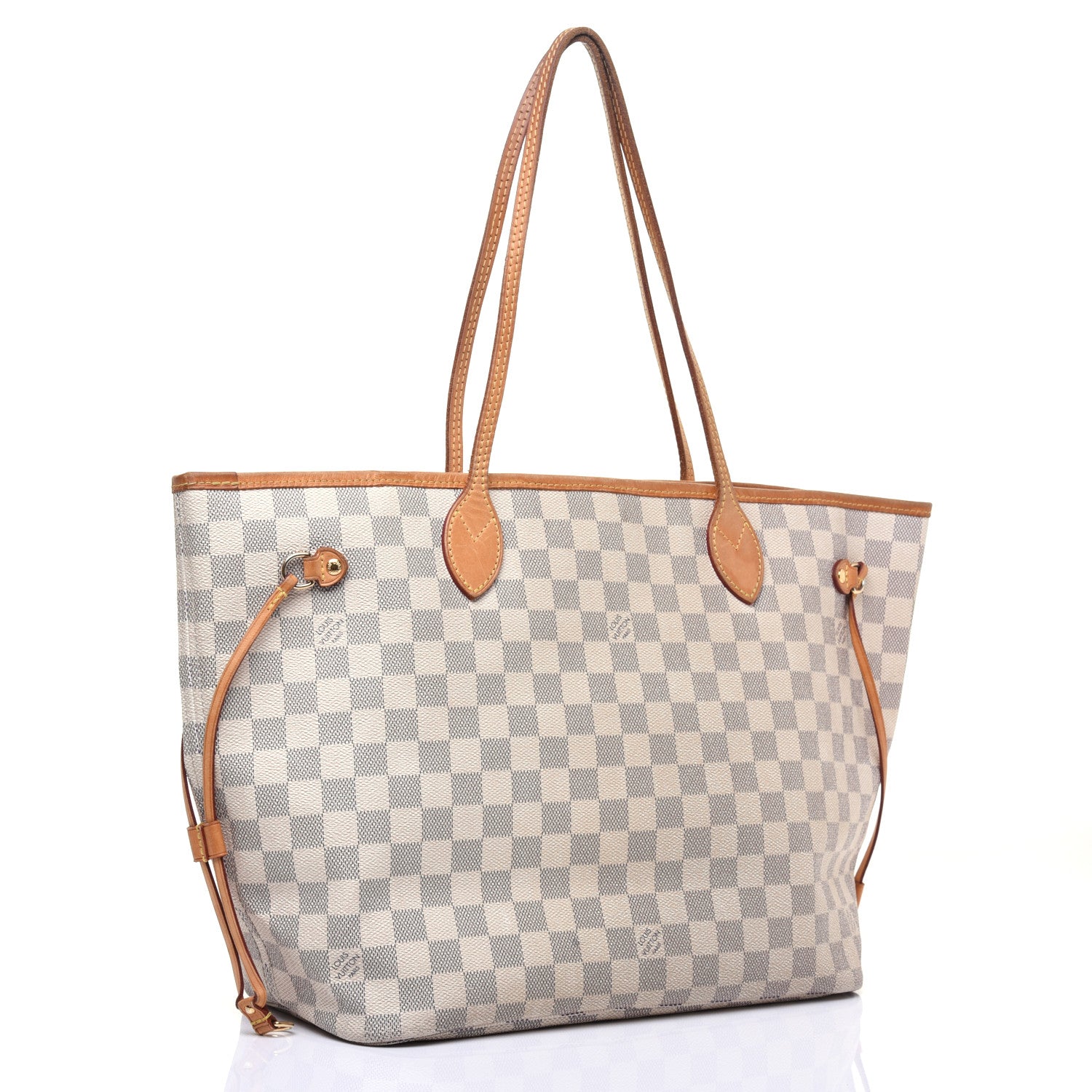 Louis Vuitton Damier Azur Neverfull MM 3 of 37