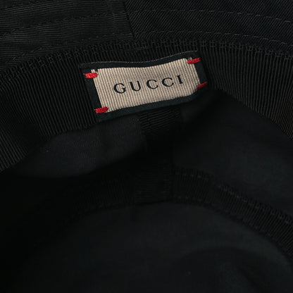Gucci Cotton Logo Cabris Bucket Hat M Black 8 of 9