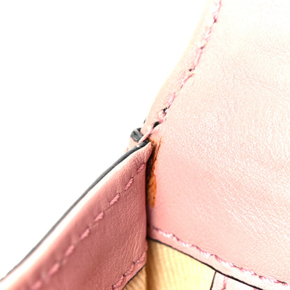 Valentino Garavani Vitello Enamel Small Glam Lock Rockstud Flap Water Rose 13 of 14