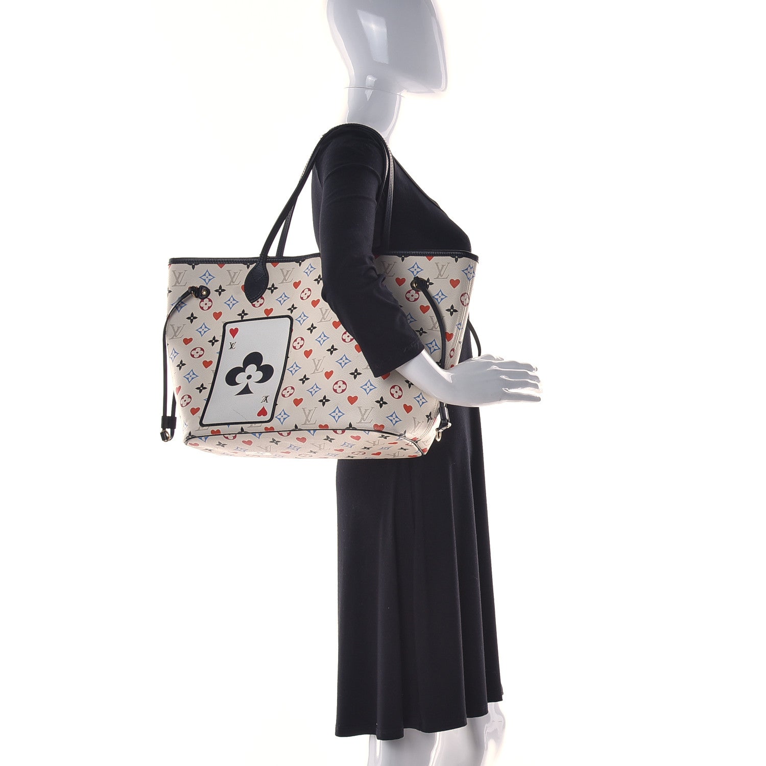 Louis Vuitton Game On Neverfull MM White 2 of 12