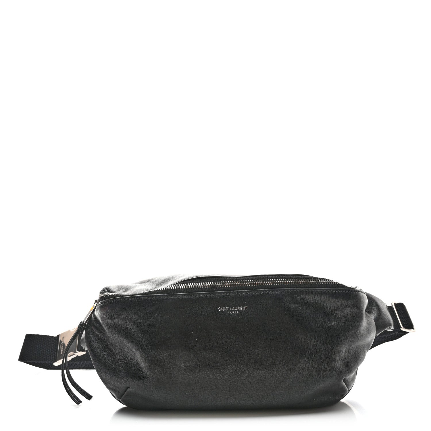 Saint Laurent Calfskin Belt Bag Black 1 of 10