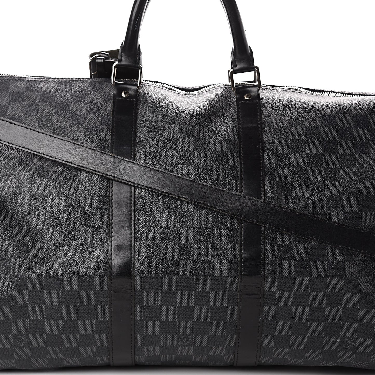 Damier Graphite Keepall Bandouliere 55