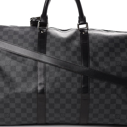 Louis Vuitton Damier Graphite Keepall Bandouliere 55 6 of 8