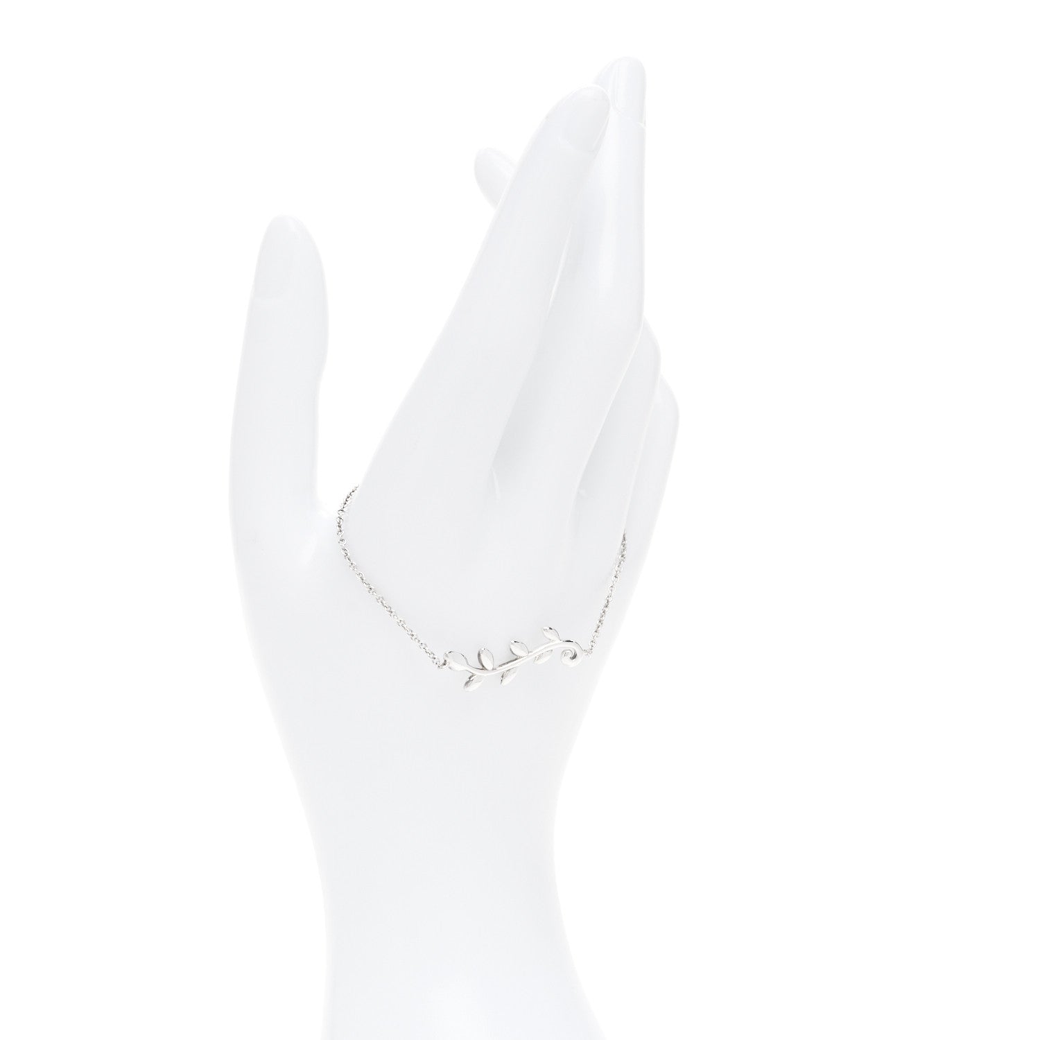 Tiffany Sterling Silver Paloma Picasso Olive Leaf Vine Bracelet 2 of 6