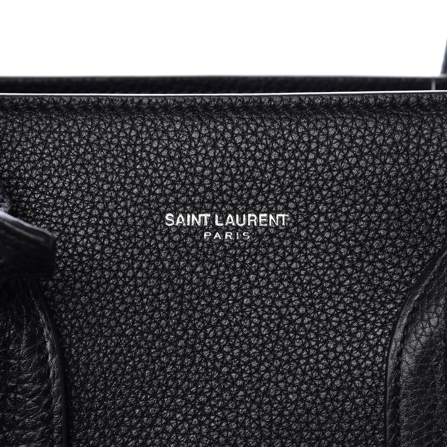 Saint Laurent Grained Calfskin Small Supple Sac De Jour Black 7 of 11