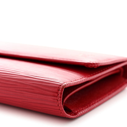 Louis Vuitton Epi Porte Tresor International Wallet Castillan Red 11 of 11