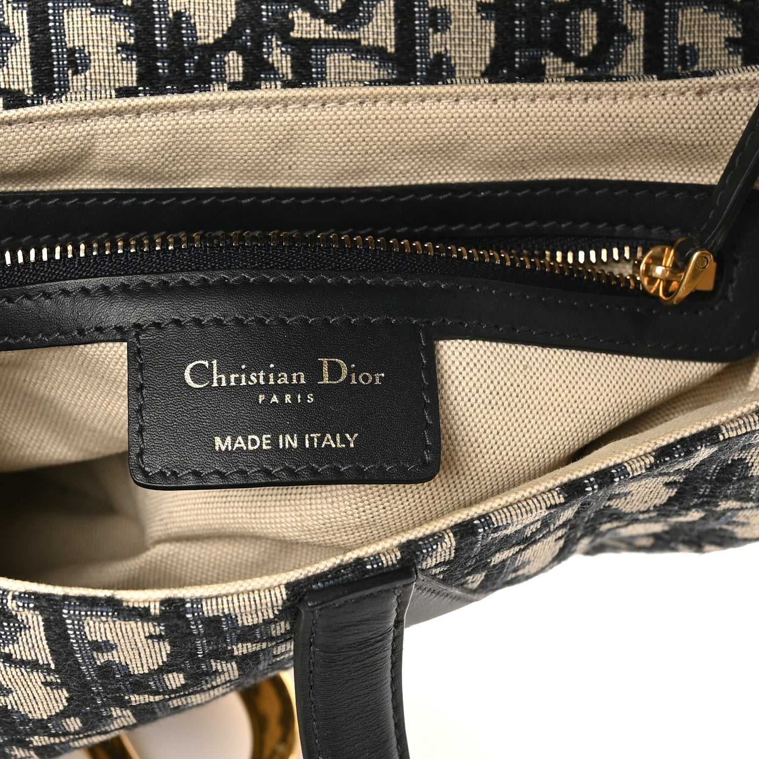 Christian Dior Oblique Saddle Bag Blue 6 of 10