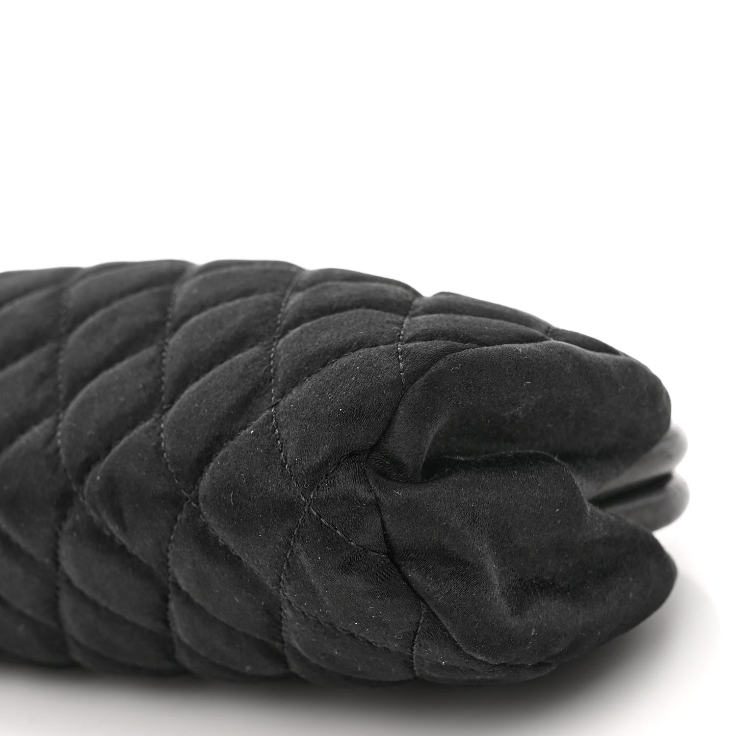 Chanel Satin Quilted Timeless Clutch Black 10 of 10