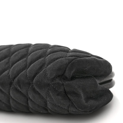 Chanel Satin Quilted Timeless Clutch Black 10 of 10