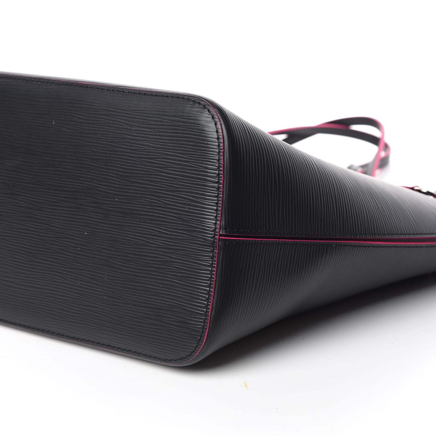 Louis Vuitton Epi Neverfull MM Black Hot Pink 6 of 8