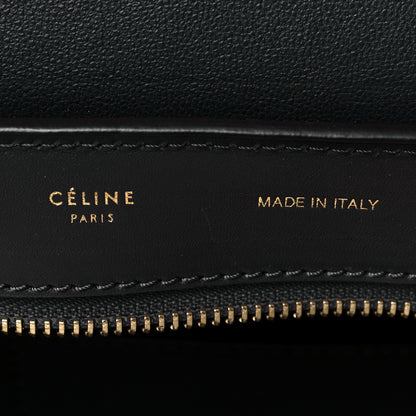 Celine Smooth Calfskin Suede Small Trapeze Grey 6 of 12