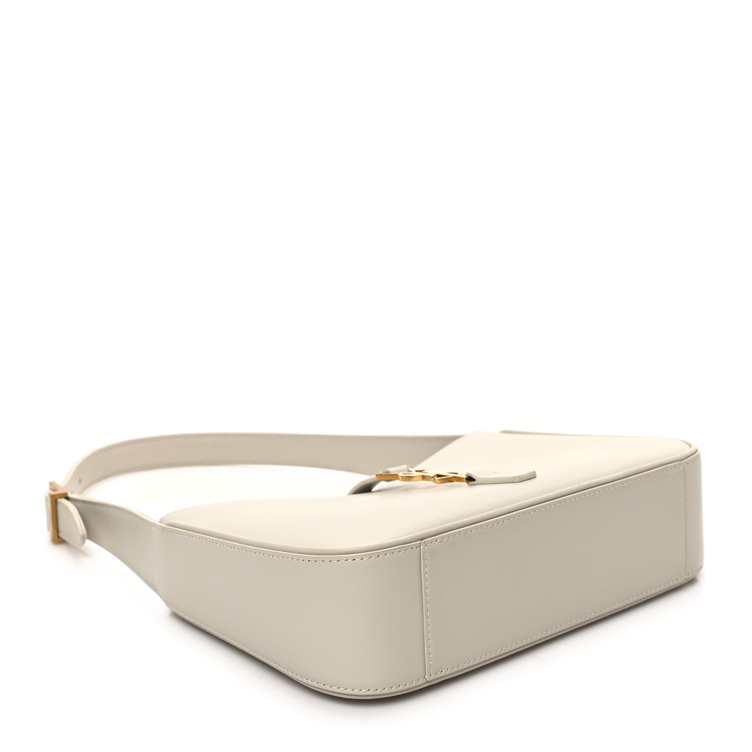 Saint Laurent Smooth Calfskin Le 5 A 7 Hobo Blanc Vintage 4 of 11