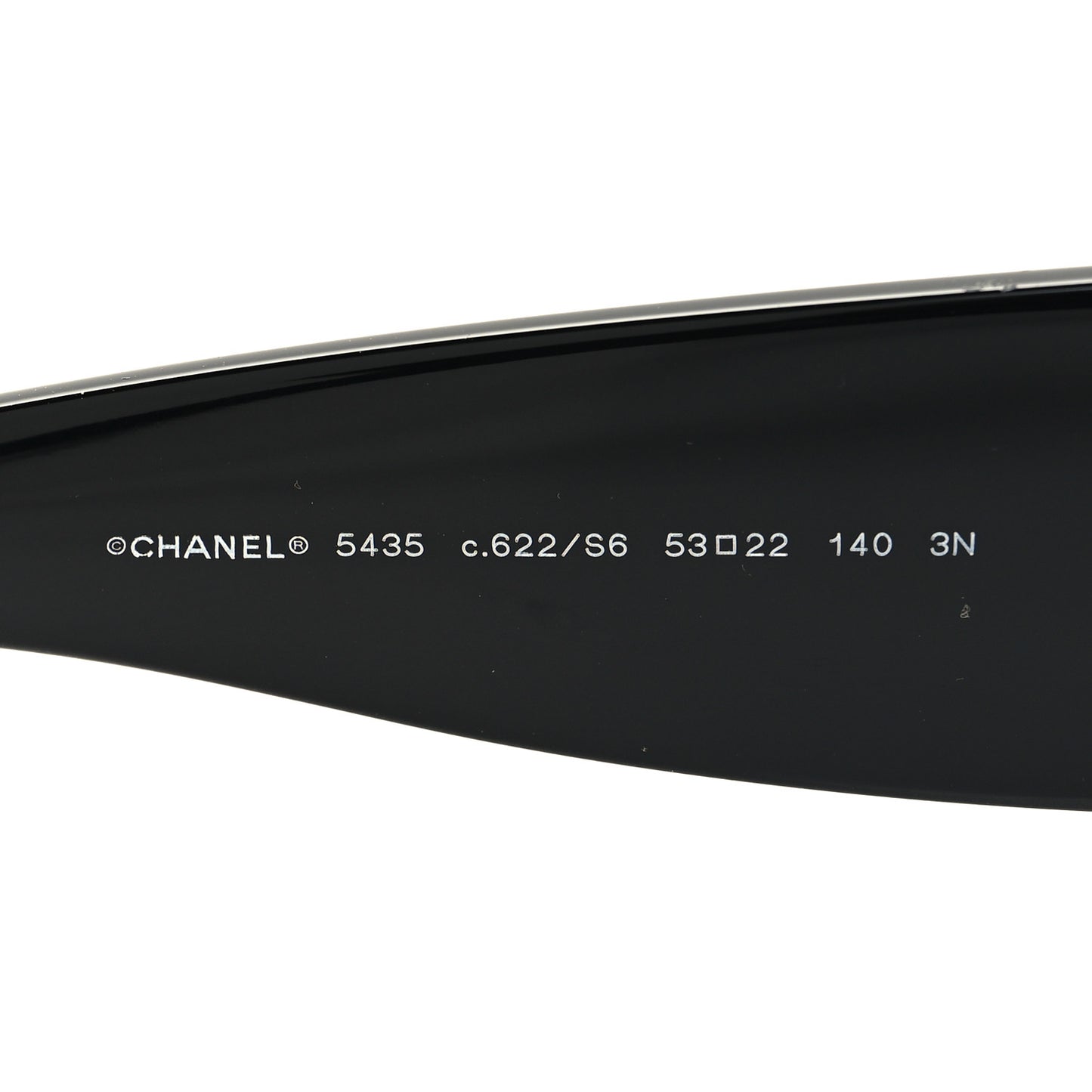 Acetate Rectangle Sunglasses 5435 Black